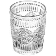 Jogo 6 Copos 260ml De Vidro Mandala